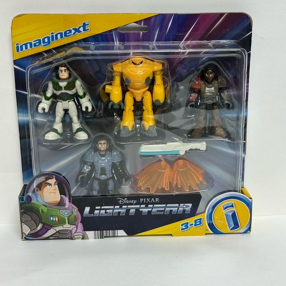 Imaginext Disney Pixar Lightyear Fisher-Price Action Figures HGT27 4 Pack NEW